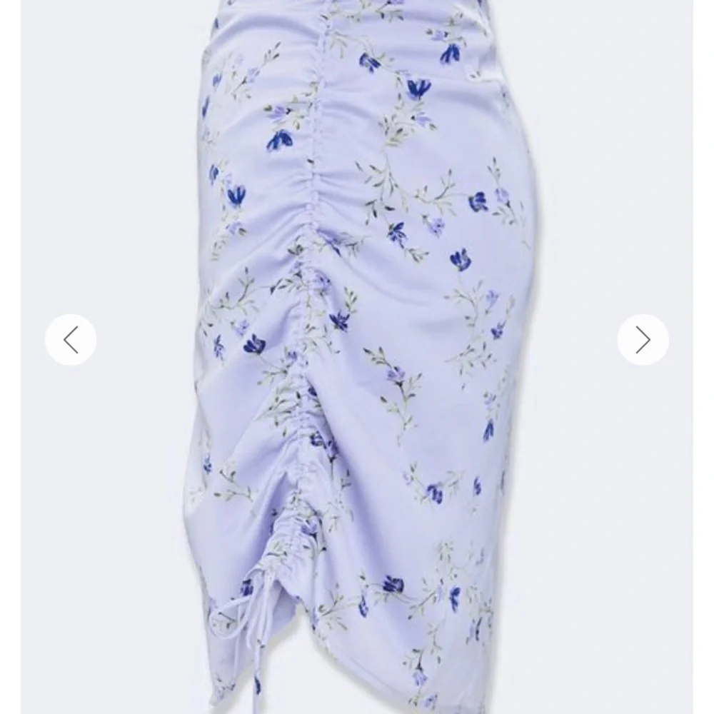 COPY - 💜 NWT F21 Lavender Floral Ruched Satin Mini M